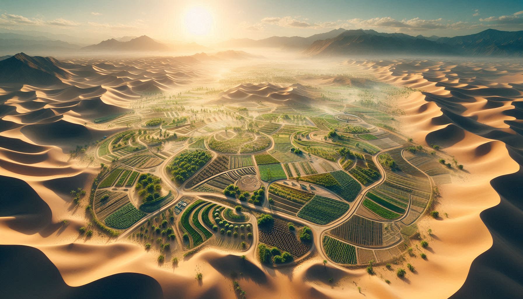 Desert land improvement